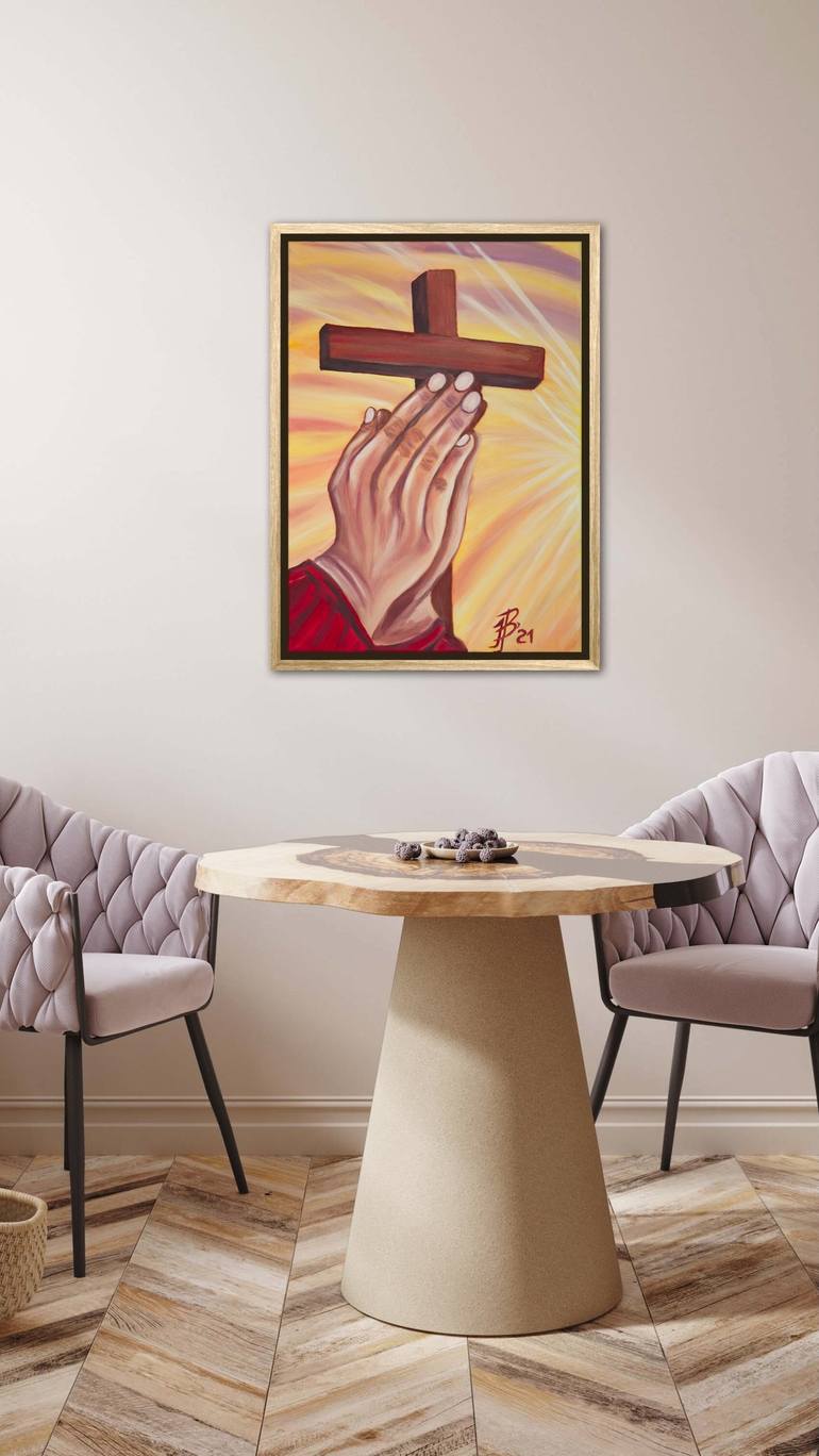 Original Religion Painting by Irina Bach