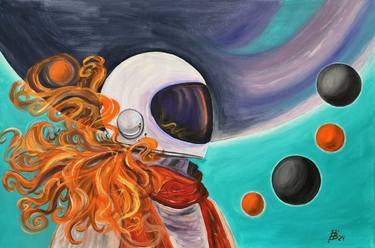 Print of Conceptual Outer Space Paintings by Irina Bach