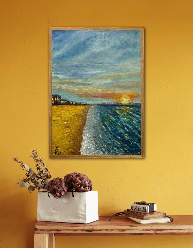 Original Beach Painting by Irina Bach