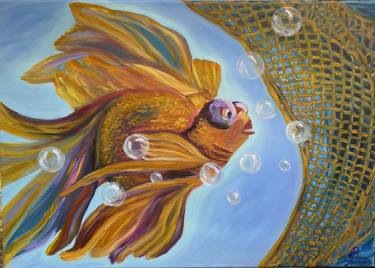 Print of Art Deco Fish Paintings by Irina Bach