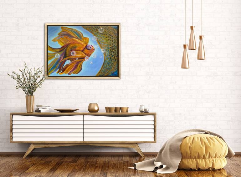 Original Art Deco Animal Painting by Irina Bach