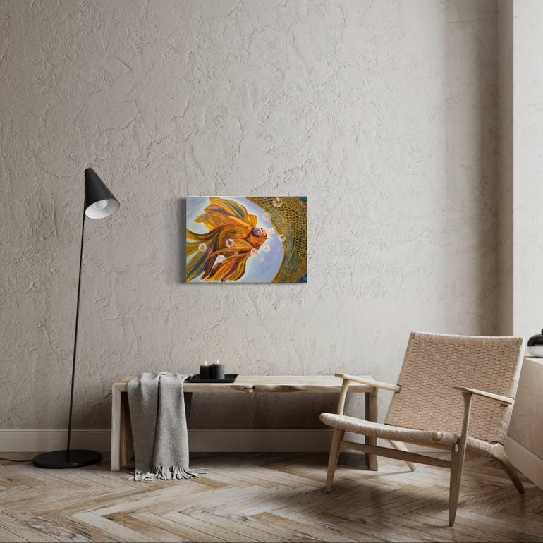 Original Art Deco Animal Painting by Irina Bach