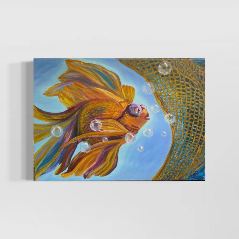 Original Art Deco Animal Painting by Irina Bach