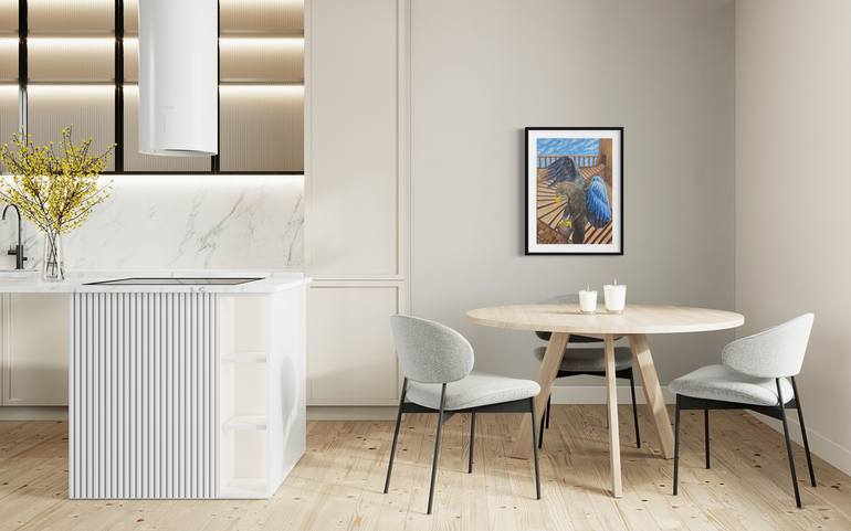 Original Art Deco Animal Painting by Irina Bach