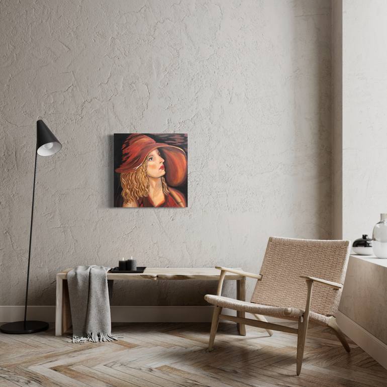 Original Art Deco Women Painting by Irina Bach