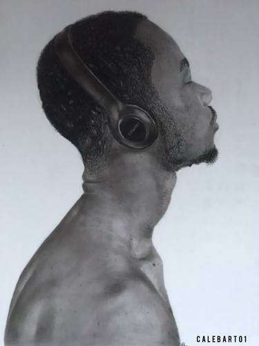 Original Abstract Expressionism Music Drawings by caleb Ngamegbulam