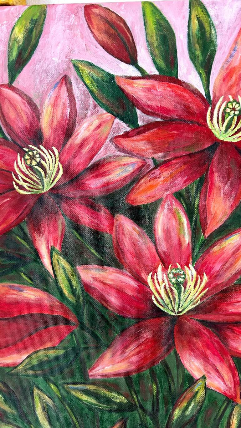 Original Floral Painting by Alfiya Scheck