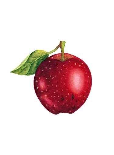 Red apple thumb