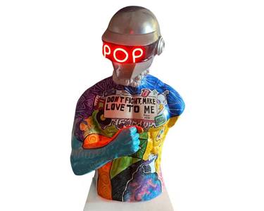 Original Pop Art Pop Culture/Celebrity Sculpture by Dervis Akdemir