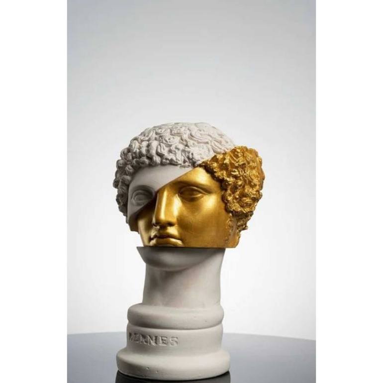 Original Pop Art Classical Mythology Sculpture by Dervis Akdemir