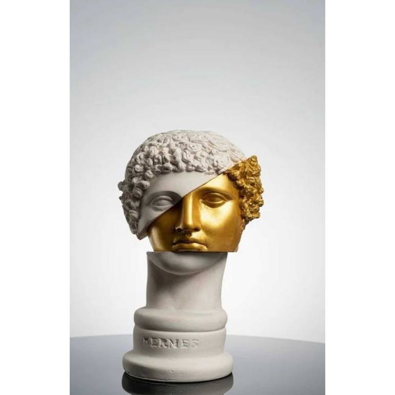 Original Pop Art Classical Mythology Sculpture by Dervis Akdemir