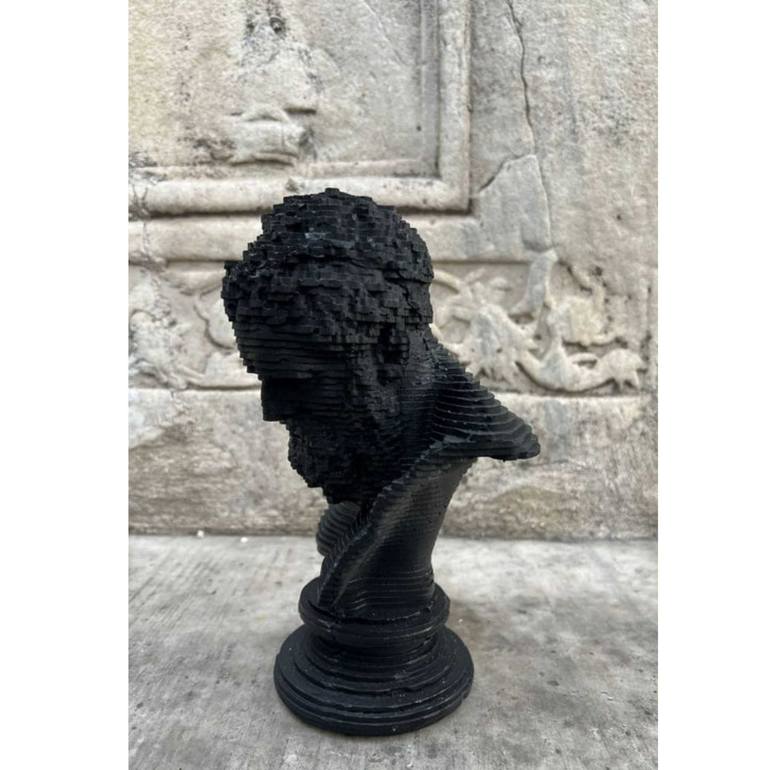 Original Pop Art Classical Mythology Sculpture by Dervis Akdemir