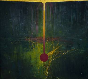 Original Abstract Painting by Georg Ostendorff