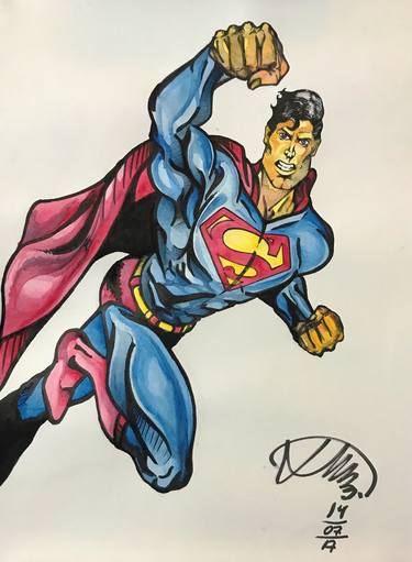 Original Pop Art Comics Drawings by Ramiro Muzaber