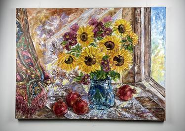 Original Fine Art Still Life Painting by Karine Hovhannisyan