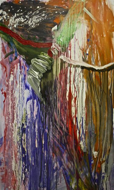 Original Fine Art Abstract Painting by Carla Nizzola