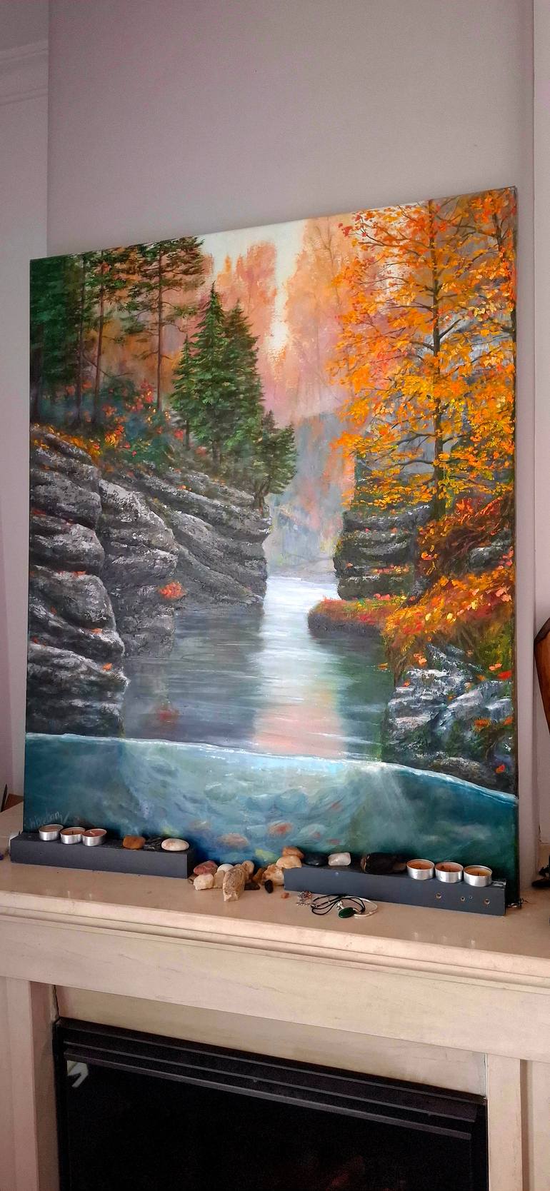 Original Realism Landscape Painting by Ruslan Bielian