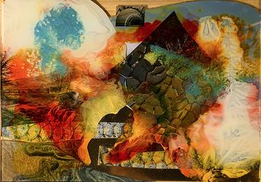 Original Abstract Collage by Jaclyn Mason