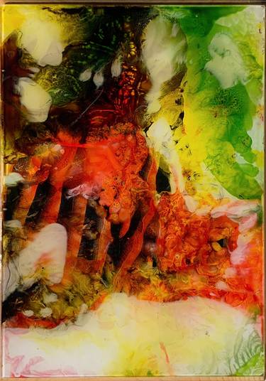 Original Contemporary Abstract Collage by Jaclyn  Mason