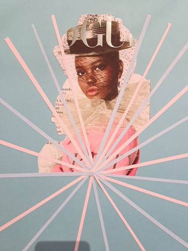 Original Pop Art Fashion Collage by Sarah Asante