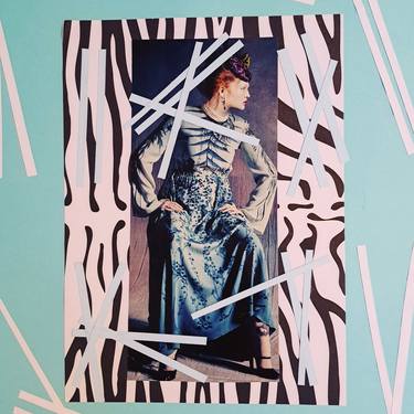 Original Contemporary Women Collage by Sarah Asante