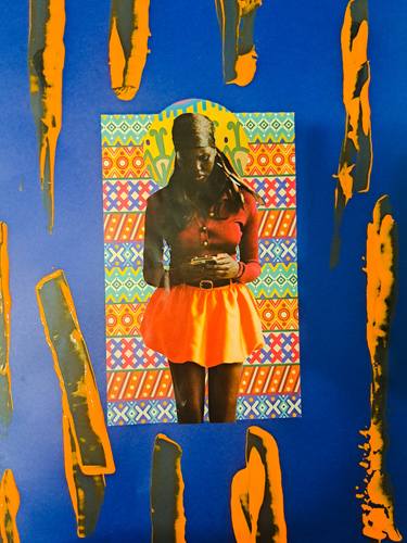 Original Contemporary Fashion Collage by Sarah Asante
