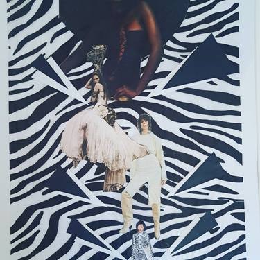 Original Pop Art Fashion Collage by Sarah Asante