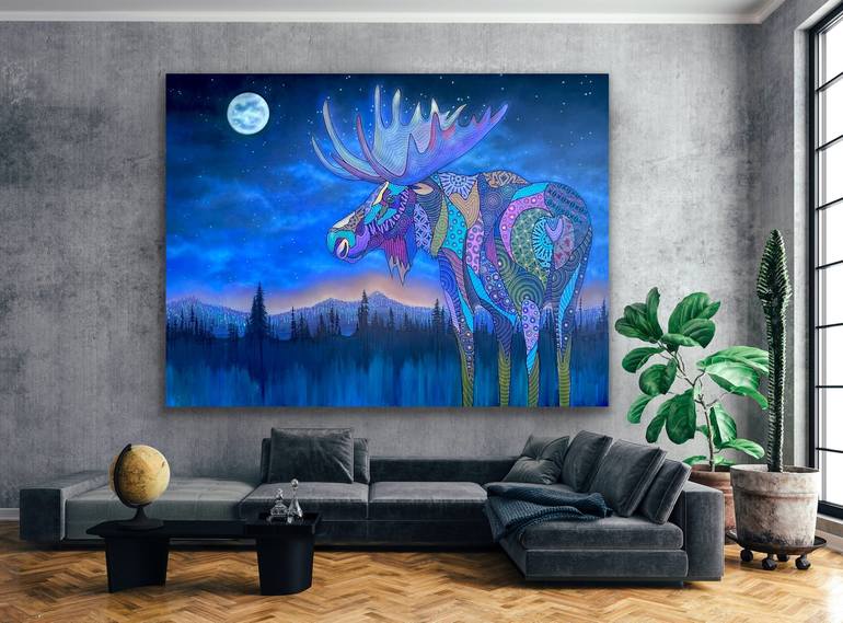 Original Animal Painting by Erin Conn