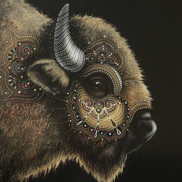 Original Art Deco Animal Paintings by Erin Conn