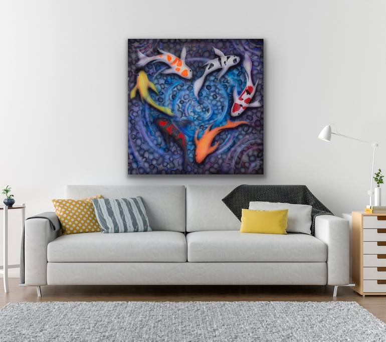 Original Abstract Expressionism Animal Painting by Erin Conn
