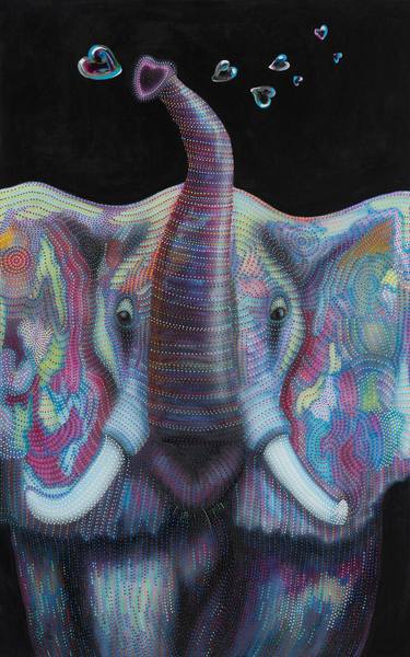 Original Expressionism Animal Paintings by Erin Conn