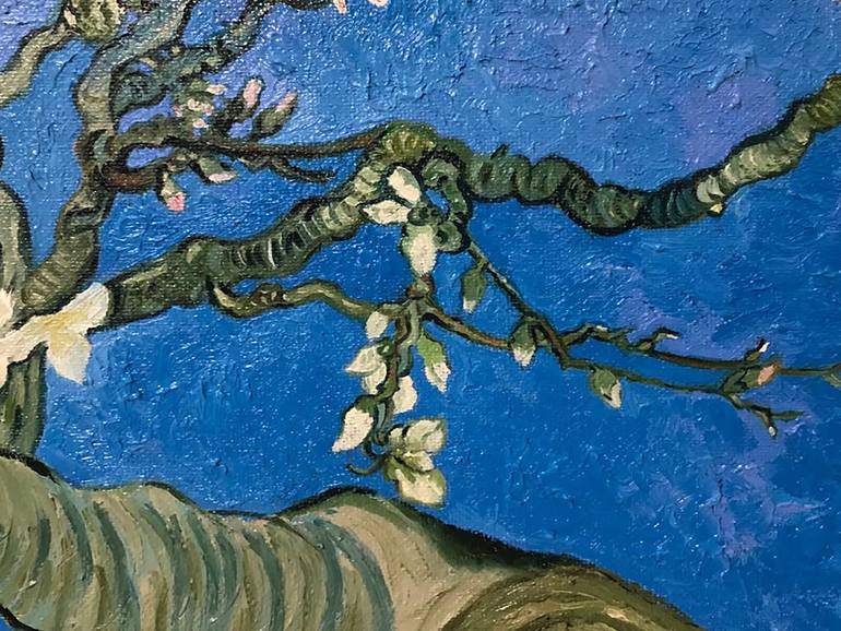 Original Impressionism Botanic Painting by Anna Levit