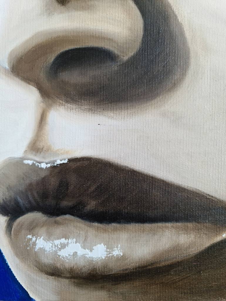 Original Minimalism People Painting by Anna Levit