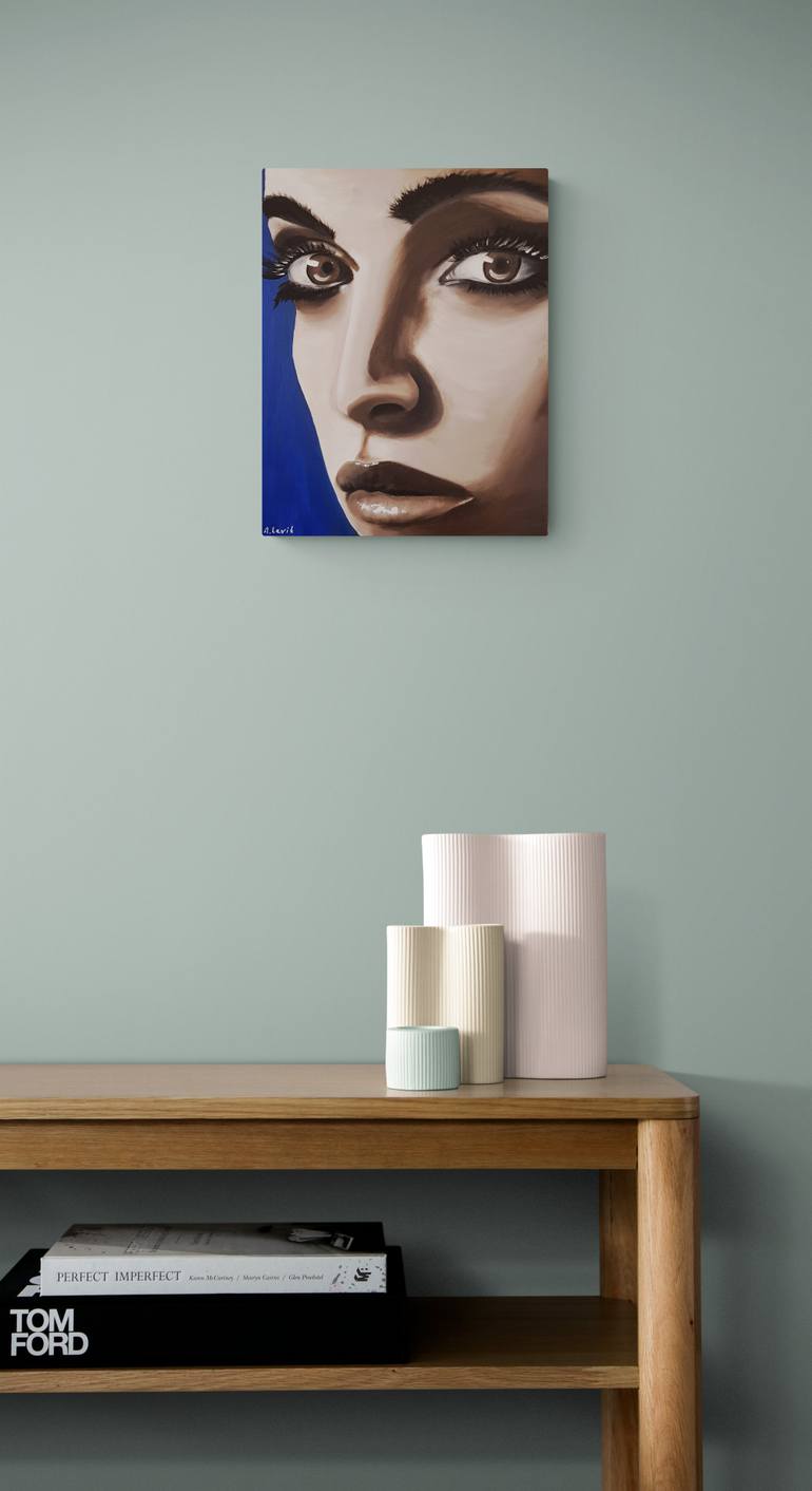 Original Minimalism People Painting by Anna Levit