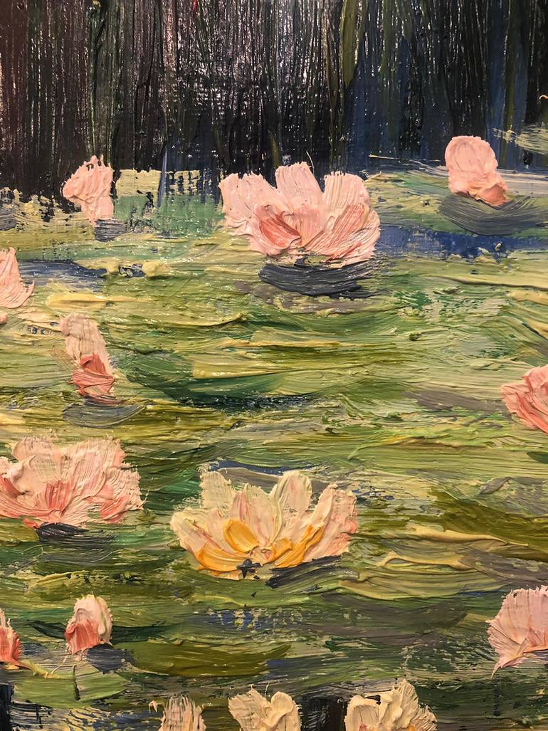 Original Impressionism Nature Painting by Anna Levit