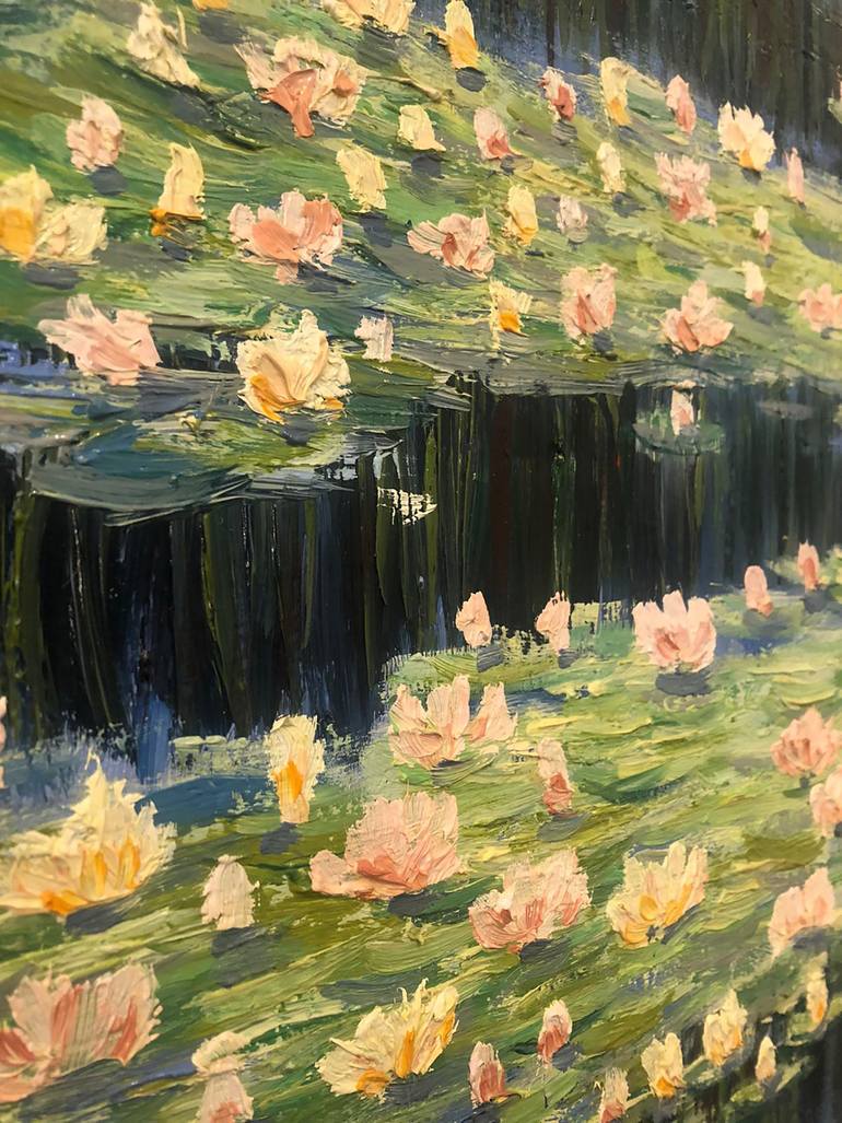 Original Impressionism Nature Painting by Anna Levit