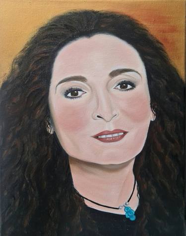 Painting From Photo. Woman Portrait. Personal Oil Painting. thumb