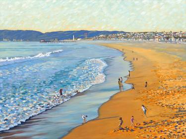 Original Impressionism Beach Paintings by Kenneth Reiter