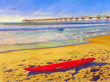 Original Impressionism Beach Paintings by Kenneth Reiter