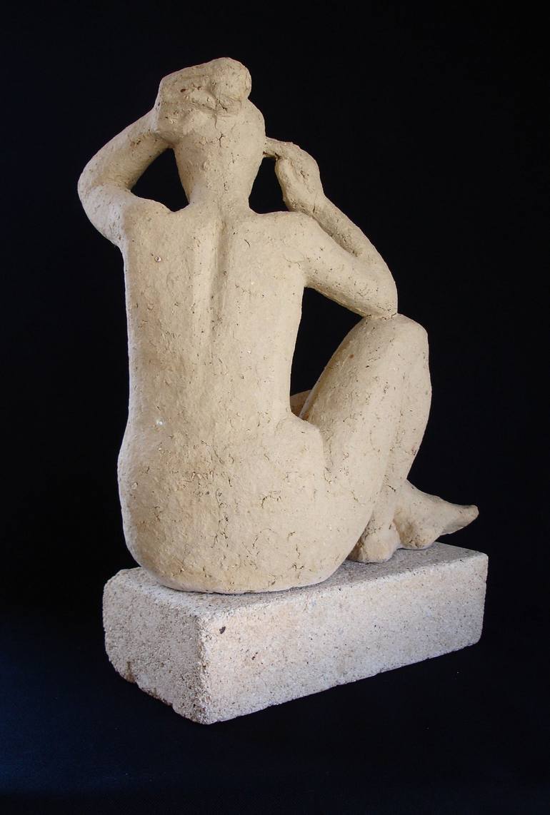 Original Figurative Erotic Sculpture by Krasimir Mitov
