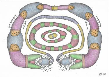 Original Abstract Drawings by rui mendes oliveira