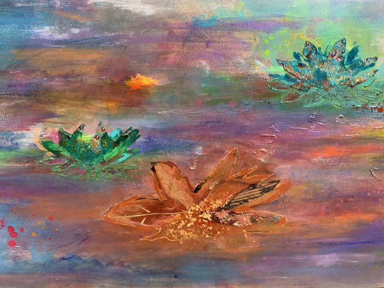 Original Abstract Landscape Painting by Cobie Visschers