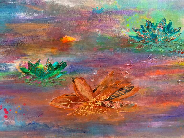 Original Abstract Landscape Painting by Cobie Visschers