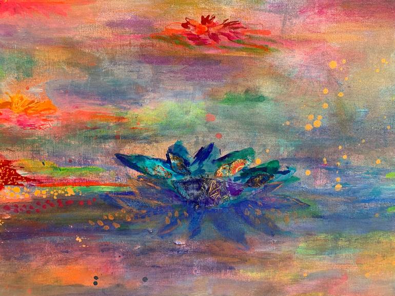 Original Abstract Landscape Painting by Cobie Visschers