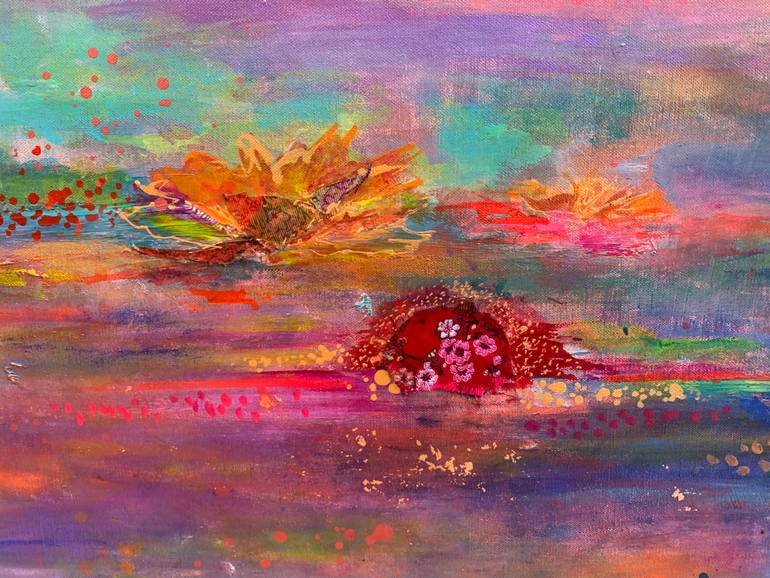 Original Abstract Landscape Painting by Cobie Visschers