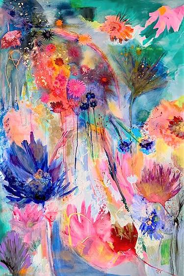 Original Floral Paintings by Cobie Visschers