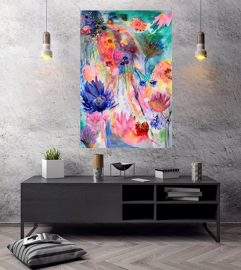 Original Floral Painting by Cobie Visschers