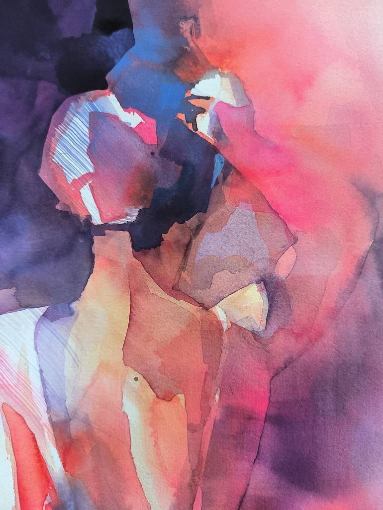 Original Contemporary People Painting by Angela Tatli