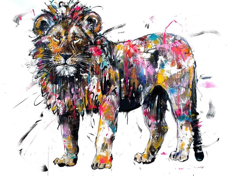 Original Abstract Animal Paintings by Danielle Tomlinson