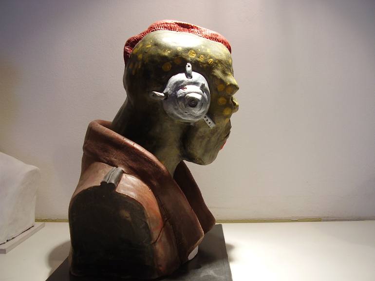 Original Figurative Fantasy Sculpture by Šuković Miljan